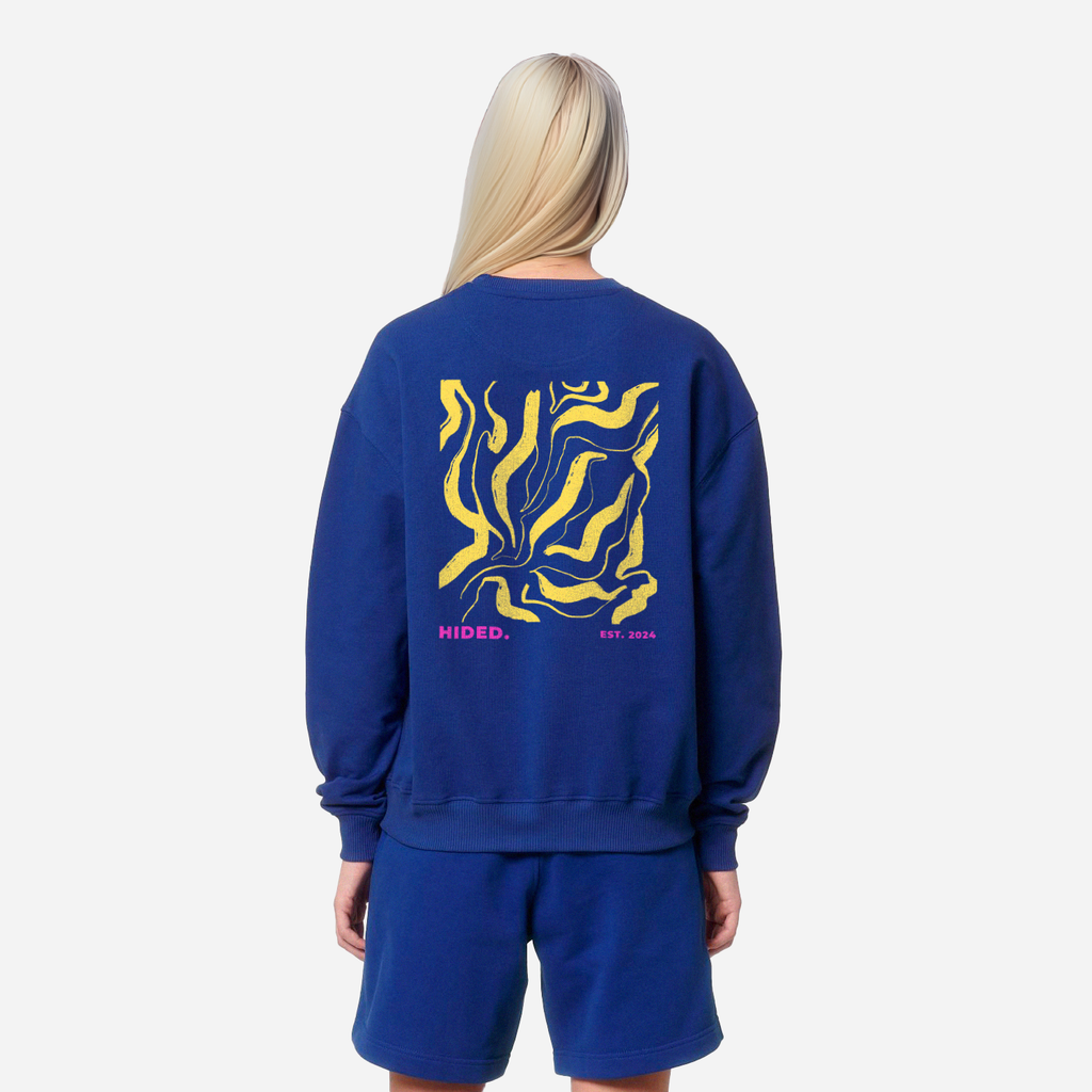 blue and yellow